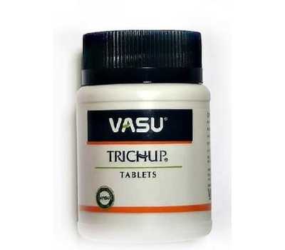 Травяные таблетки для роста волос и против выпадения Тричуп / Trichup Vasu Healthcare, 60 таб