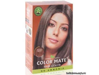 Травяная краска для волос COLOR MATE Hair Color 75 гр Натуральный коричневый