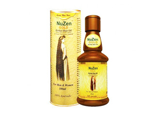 Лечебное травяное масло для роста волос Нузен Голд / NuZen Gold Herbal Hair Oil, 100 мл.