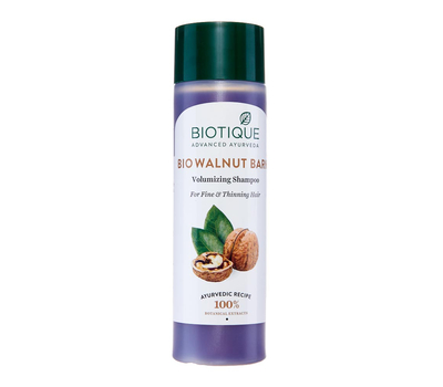 Шампунь Био Грецкий орех для объема, для тонких и редеющих волос / Biotique Bio Walnut bark Shampoo, 190 мл