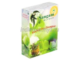Травяной сухой шампунь Sangam Herbals 100 гр