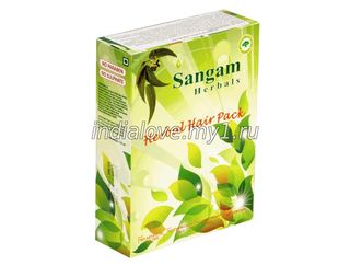 Травяная маска для волос (порошок) / Sangam Herbals 100 гр.