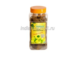 Амла засахаренная, органик Sangam Herbals, 250 гр