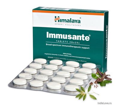 Иммусант, укрепление иммунитета, 60 таб, Хималая; Immusante, 60 tabs, Himalaya