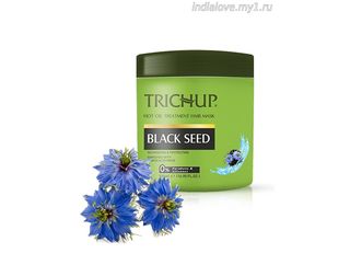 Маска для волос с Черным тмином, Васу Тричуп ( Trichup Hair Mask Black Seed Hot Oil Treatment Vasu ) 500 мл