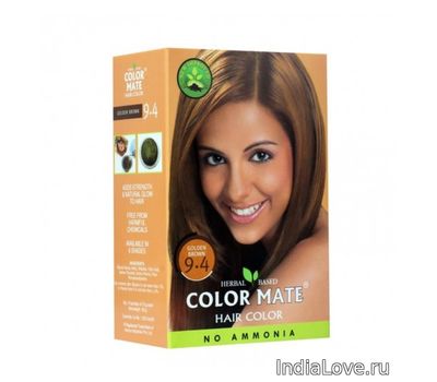 Натуральная Краска Для Волос Золотисто-Коричневый Тон 9.4 / Color Mate Hair Color. Golden Brown 9.4, 75 гр.