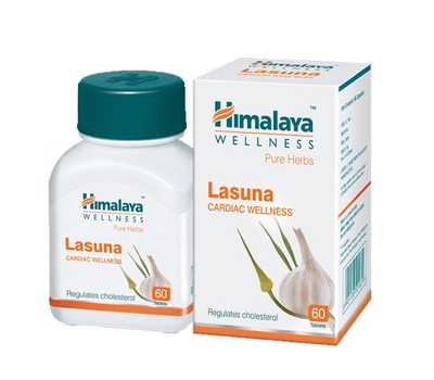 Ласуна Гималаи для снижения холестерина / Lasuna Himalaya , 60 табл