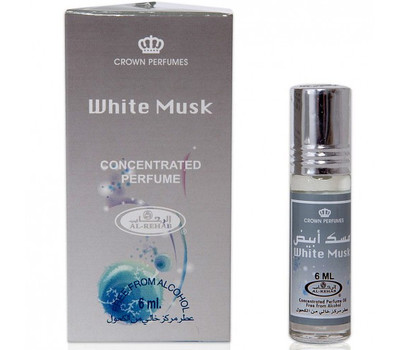 Масляные арабские духи БЕЛЫЙ МУСК / WHITE MUSK Al-Rehab Concentrated Perfume, 6 мл