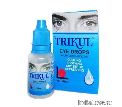 Глазные капли Трикул /TRIKUL Eye drops, TRIMED, 15 мл.