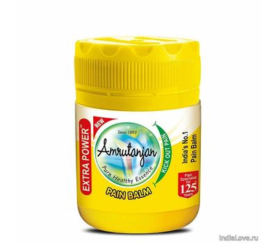 Амрутанджан бальзам желтый / Amrutanjan pain Balm, 50 ml