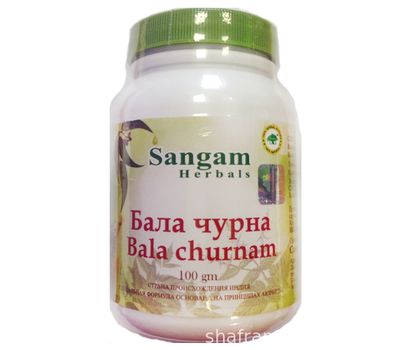БАЛА ЧУРНА, порошок, Сангам Хербалс / BALA CHURNAM, Sangam Herbals, 100 гр.