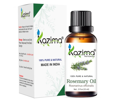 Эфирное масло розмарина 100% чистое, натуральное и неразбавленное масло / Rosemary Essential Oil 100% Pure, Natural & Undiluted Oil, Kazima, 15 мл.