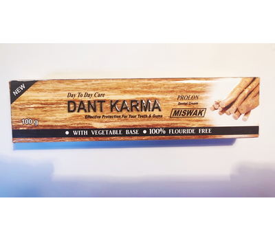 Аюрведическая зубная паста Дант карма Мисвак / Dant Karma Miswak , Day To Day Care, 100 гр