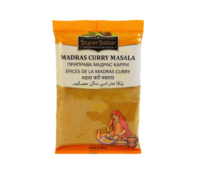 Приправа Мадрас Карри Масала, Бхарат Базар / MADRAS CURRY MASALA Bharat Bazaar, 100 гр