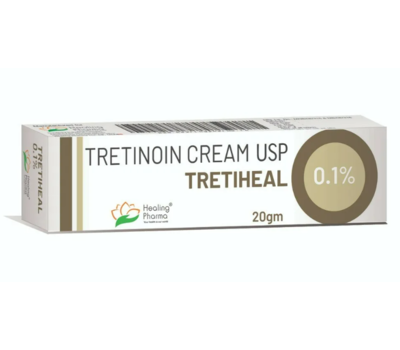 Третиноин крем 0,1% Третихил / TRETIHEAL Tretinoin Cream USP 0.1% , Healing Pharma, 20 гр
