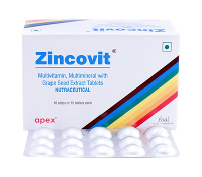 Витаминно-минеральный комплекс Цинковит / Zincоvit tab Apex, 15 таб