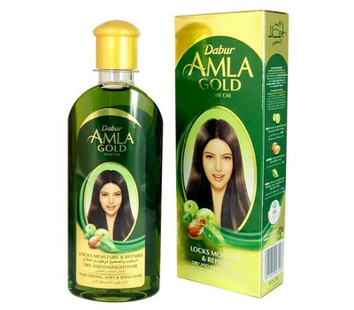 Масло для сухих и поврежденных волос АМЛА ГОЛД / AMLA GOLD Hair Oil, Dabur , 200 мл.