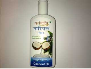 Кокосовое масло высокого качества Патанджали пищевое (Divya Patanjali 100% Pure Coconut Oil) 200 мл
