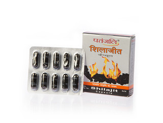 Мумиё Шиладжит Патанджали / Patanjali Shilajit caps , 20 капсул.
