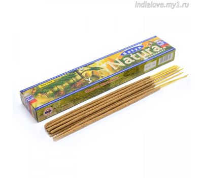 NATURAL Agarbatti Incense, Satya (Благовония Натурал, Сатья), 15 г.