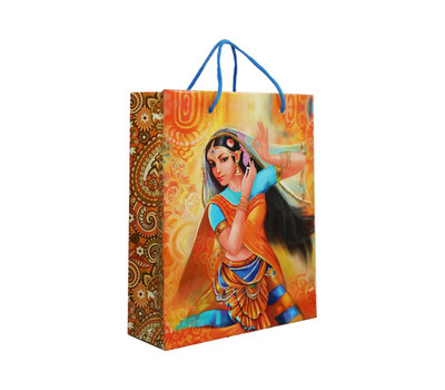 Подарочный пакет Индийская Танцовщица , 22*8*27 см