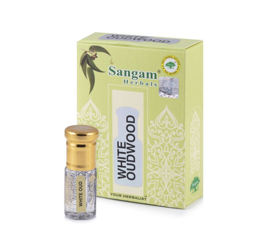 Духи масленые WHITE OUDWOOD (Омбре Вайт Оуд) Sangam Herbals 3 мл