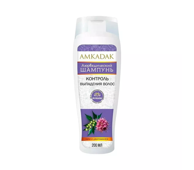 Шампунь Контроль выпадения волос Ним и Джатаманси / Amkadak 200 мл