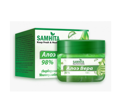 Гель Алое вера для лица и тела, Самхита, 100 гр.