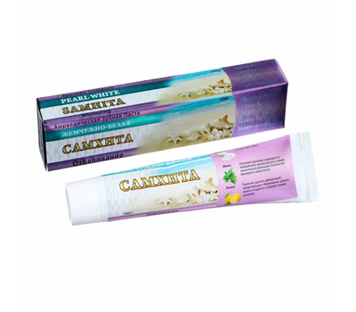 Зубная паста Самхита Жемчужно-белая, 100 г.